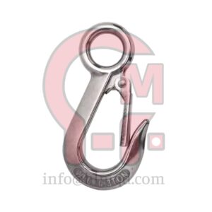 HLM Large Eye Hook, Size:0.2T-0.5T | Stainless Steel