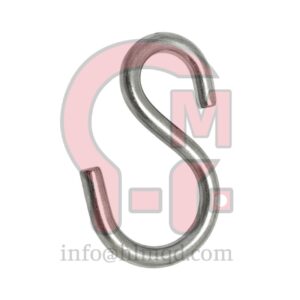 HLM S-Hook ,Asymmetric, Stainless Steel | WT: 0.0045-0.071kgs | AISI 304/316
