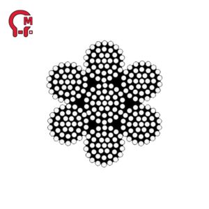 HLM 6x37+IWRC Wire Rope, lmproved Plow Steel | Maximizes Load Stability with Reinforced Core Technology