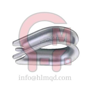 HLM G-411 Standard Wire Rope Thimbles , Hot Dip galvanized steel | Rope Size:3-32mm | Weight:3.50-175.00lb