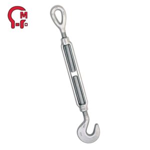 HLM HG-225 Hook and Eye Turnbuckle, Hot Dip galvanized steel | WLL: 400-5,000lb | Weight: .31-13.9lb