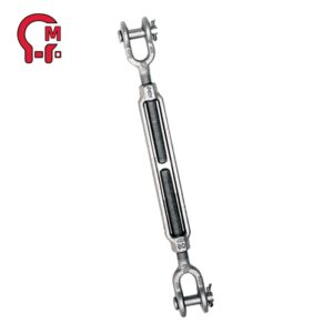 HLM HG-228 Jaw and Jaw Turnbuckle, Hot Dip galvanized steel | Proof Load: 2.5×WLL | Ultimate Load: 5×WLL