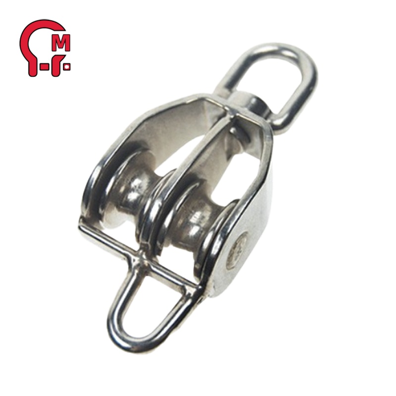 Swivel Eye pulley double sheave
