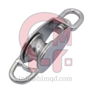 HLM Swivel Eye Pulley Single Sheave, Stainless Steel | WT: 0.046-1.484KGS | Precision-Aligned Low-Friction Swivel