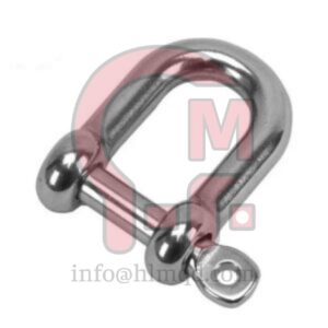 HLM Rigging Hardware European TypeStainless Steel Forged D Shackle For Heavy Duty Rigging