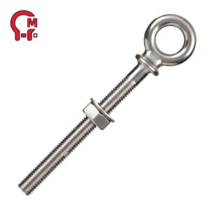 HLM G277 Eye Bolt with Washer and Nut , Stainless Steel | Size: 1/4*2 to 1-1/4*15 | Industrial-Grade Anti-Vibration Anchoring