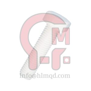 HLM Plastic Bolt, Hex Head Bolt Hex Socket Drive Nylon | Secure Fastening for Vibration-Resistant Electrical Isolation | Size: M2-M10