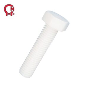 HLM Plastic Bolt, Hex Head Bolt Hex Socket Drive Nylon | Secure Fastening for Vibration-Resistant Electrical Isolation | Size: M2-M10
