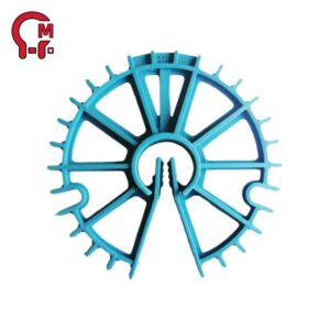 HLM Wheel Style Plastic Spacer for Steel SD0352B, The Size for Tie Bar: 8-16mm | For Multi-Surface Traction and Load-Responsive Alignment