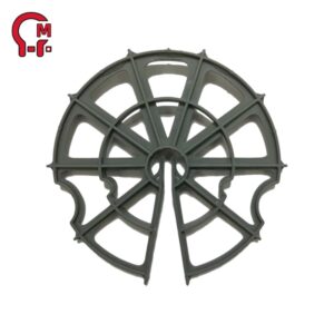 HLM Wheel Style Plastic Spacer for Steel SD0601B, The Size for Tie Bar: 8-16mm | For Multi-Plane Gliding and Dynamic Load Adaptation