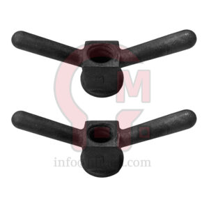 HLM 1/2" Coil Thread Wing Nut - Concrete Formwork Accessories - For Concrete Bolts & Coil Taper Ties Wing Nut Cast (Coil Thread)