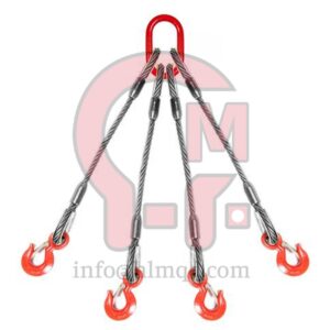 HLM Wire Rope Sling, For Heavy-Duty Lifting and Multi-Axis Load Capacity