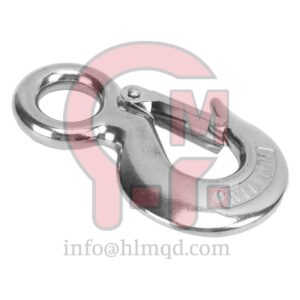 HLM Heavy-Duty Eye Slip Hook with Safety Latch | Secure Load Handling & Rigging Fittings